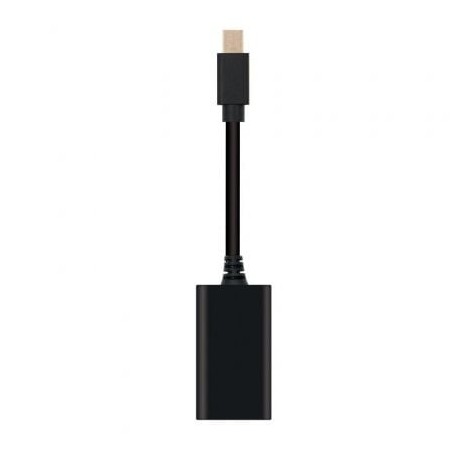 Conversor Nanocable 10.16.0102- Mini DisplayPort Macho - HDMI Hembra- 15cm- Negro