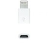 Adaptador Micro USB 2.0 Lightning Nanocable 10.10.4100- Micro USB Hembra - Lightning Macho- Blanco