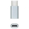 Adaptador Nanocable 10.02.0011- USB Tipo-C Macho - MicroUSB Hembra