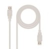 Cable USB 2.0 Nanocable 10.01.0304- USB Macho - USB Macho- 3m- Beige