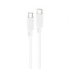Cable USB 2.0 Tipo-C Nanocable 10.01.2301-L150-W- USB Tipo-C Macho - USB Tipo-C Macho- 480Mbps- 1.5m- Blanco