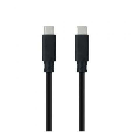 Cable USB 3.1 Tipo-C Nanocable 10.01.4101-L150- USB Tipo-C Macho - USB Tipo-C Macho- 1.5m- Negro