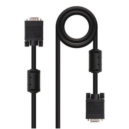 Cable SVGA Nanocable 10.15.0103- VGA Macho - VGA Macho- 3m- Negro