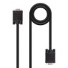 Cable SVGA Nanocable 10.15.1305- VGA Macho - VGA Macho- 5m- Negro