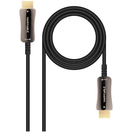 Cable HDMI 2.1 AOC 8K Nanocable 10.15.2120- HDMI Macho - HDMI Macho- 20m- Negro