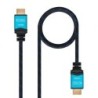 Cable HDMI 2.0 4K Nanocable 10.15.3705- HDMI Macho - HDMI Macho- 5m- Negro- Azul