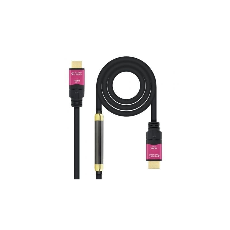 Cable HDMI Nanocable 10.15.3730- HDMI Macho - HDMI Macho- 30m- Negro