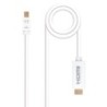 Cable Mini DisplayPort Nanocable 10.15.4002- Mini DisplayPort Macho - HDMI Macho- 2m- Blanco