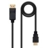 Cable Conversor Nanocable 10.15.4303- DisplayPort Macho - HDMI Macho- 3m- Negro