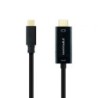 Cable Conversor Nanocable 10.15.5132- USB Tipo-C Macho - HDMI Macho- 1.8m- Negro