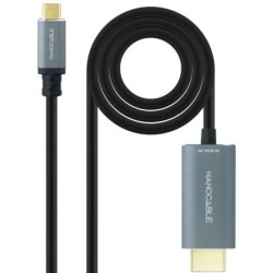 Cable Conversor Nanocable 10.15.5162- USB Tipo-C Macho - HDMI Macho- 1.8m- Negro