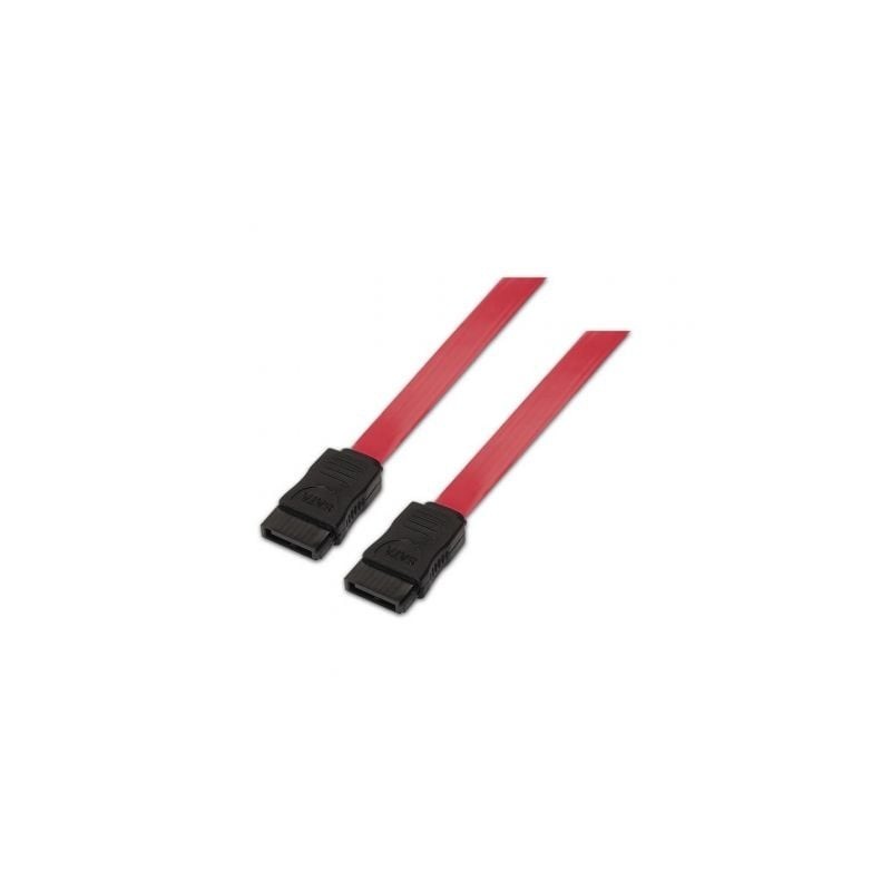 Cable SATA Aisens A130-0153- SATA Hembra - SATA Hembra- Hasta 0.1W- 768Mbps- 50cm- Rojo