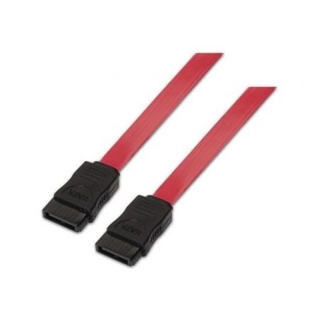 Cable SATA Aisens A130-0153- SATA Hembra - SATA Hembra- Hasta 0.1W- 768Mbps- 50cm- Rojo