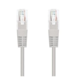 Cable de Red RJ45 UTP Nanocable 10.20.0100-L30 Cat.5e- 30cm- Gris