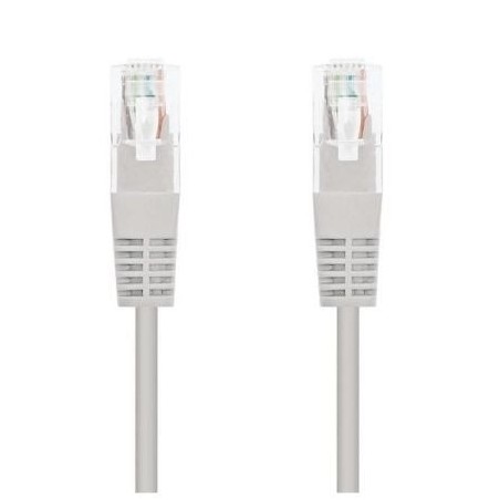 Cable de Red RJ45 UTP Nanocable 10.20.0100-L30 Cat.5e- 30cm- Gris