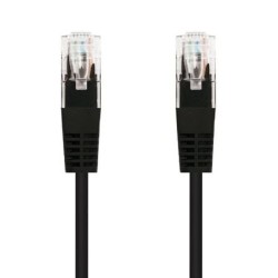 Cable de Red RJ45 UTP Nanocable 10.20.0102-BK Cat.5e- 2m- Negro