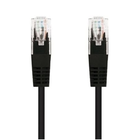 Cable de Red RJ45 UTP Nanocable 10.20.0102-BK Cat.5e- 2m- Negro