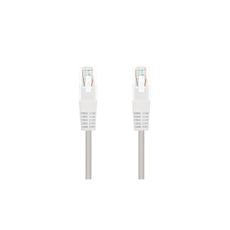 Cable de Red RJ45 UTP Nanocable 10.20.0105-W Cat.5e- 5m- Blanco