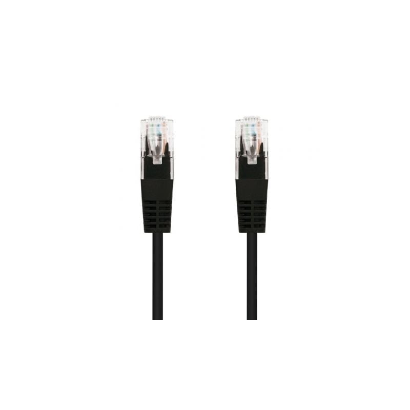 Cable de Red RJ45 UTP Nanocable 10.20.0110-BK Cat.5e- 10m- Negro