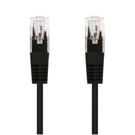 Cable de Red RJ45 UTP Nanocable 10.20.0400-L25-BK Cat.6- 25cm- Negro