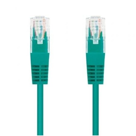Cable de Red RJ45 UTP Nanocable 10.20.0400-L25-GR Cat.6- 25cm- Verde