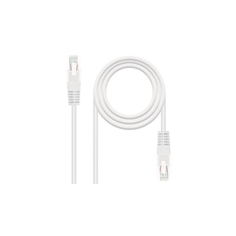 Cable de Red RJ45 UTP Nanocable 10.20.0400-L30 Cat.6- 30cm- Blanco