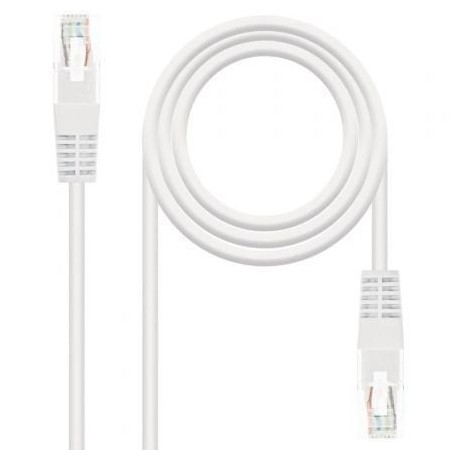 Cable de Red RJ45 UTP Nanocable 10.20.0400-L30 Cat.6- 30cm- Blanco