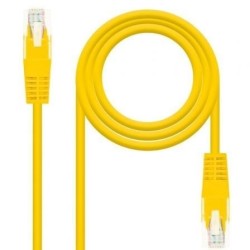 Cable de Red RJ45 UTP Nanocable 10.20.0400-L30 Cat.6- 30cm- Amarillo