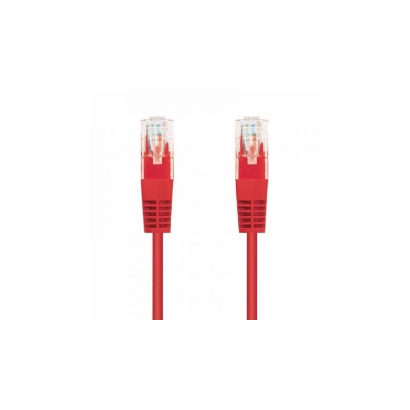 Cable de Red RJ45 UTP Nanocable 10.20.0400-R Cat.6- 50cm- Rojo