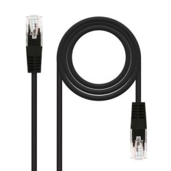 Cable de Red RJ45 UTP Nanocable 10.20.0401-BK- Cat.6- 1m- Negro