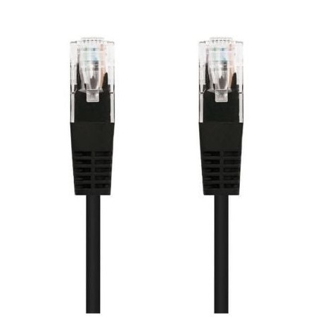 Cable de Red RJ45 UTP Nanocable 10.20.0402-BK Cat.6- 2m- Negro