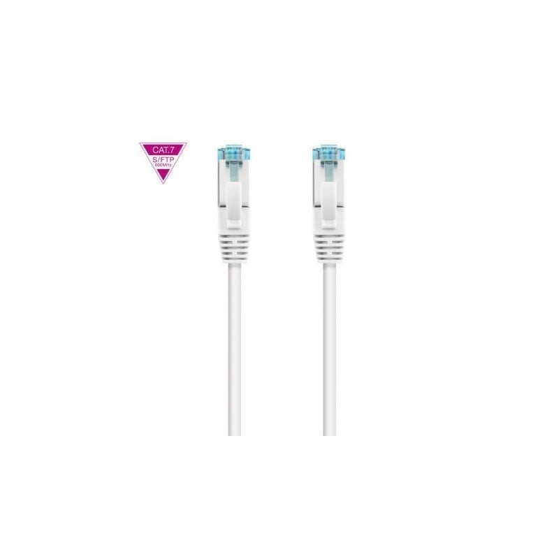 Cable de Red RJ45 SFTP Nanocable 10.20.1700-L25-W Cat.7- LSZH- 25cm- Blanco