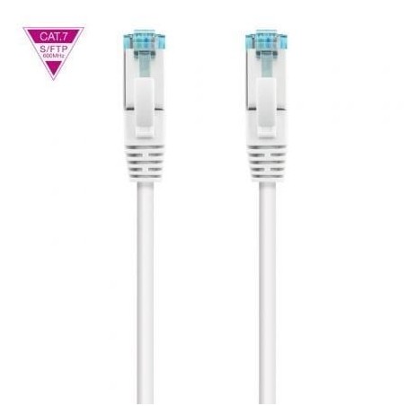 Cable de Red RJ45 SFTP Nanocable 10.20.1700-L25-W Cat.7- LSZH- 25cm- Blanco