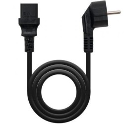 Cable Alimentación CPU Nanocable 10.22.0102-L2- CEE7 Macho - C13 Hembra- 2m- Negro