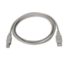 Cable USB 2.0 Impresora Nanocable 10.01.0103- USB Tipo-B Macho - USB Macho- 1.8m- Beige
