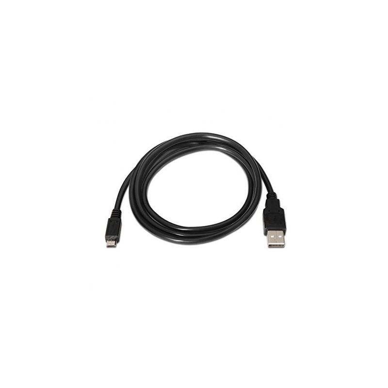 Cable USB 2.0 Nanocable 10.01.0503- USB Macho - MicroUSB Macho- 3m- Negro