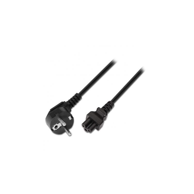 Cable Alimentación Trébol Aisens A132-0172- CEE(7-7) Macho - C5 Hembra- Hasta 1500W- 1.5m