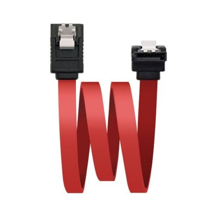 Cable SATA Nanocable 10.18.0301- SATA Hembra - SATA Hembra- 50cm- Rojo