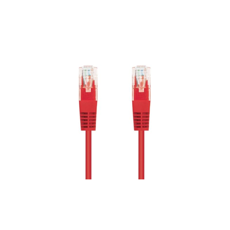 Cable de Red RJ45 UTP Nanocable 10.20.0402-R Cat.6- 2m- Rojo