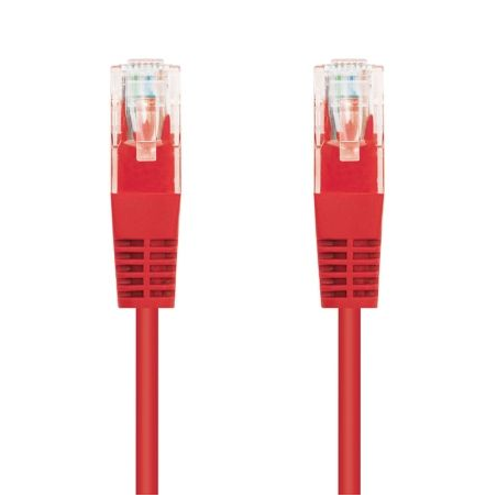 Cable de Red RJ45 UTP Nanocable 10.20.0402-R Cat.6- 2m- Rojo