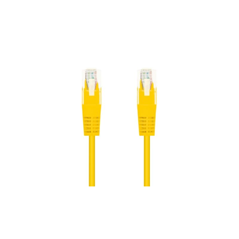 Cable de Red RJ45 UTP Nanocable 10.20.0402-Y Cat.6- 2m- Amarillo