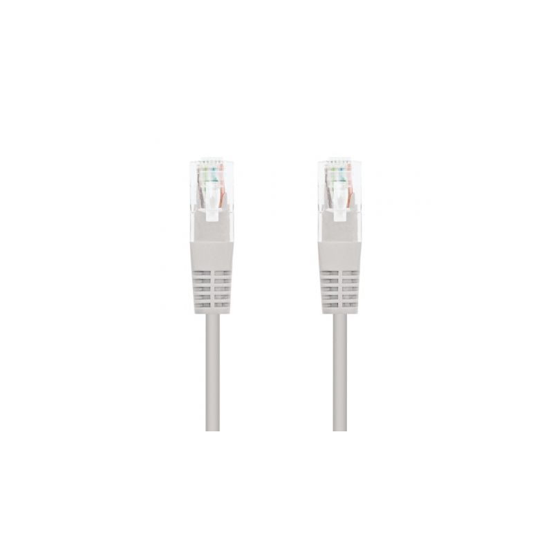 Cable de Red RJ45 UTP Nanocable 10.20.0403 Cat.6- 3m- Gris