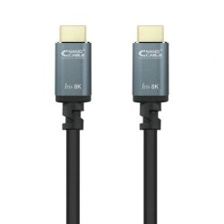 Cable HDMI 2.1 8K Nanocable 10.15.8001-L150- HDMI Macho - HDMI Macho- 1.5m- Negro
