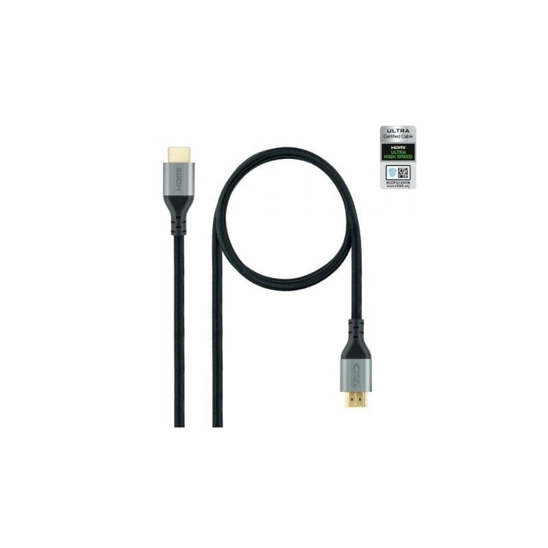 Cable HDMI 2.1 8K Nanocable 10.15.8103- HDMI Macho - HDMI Macho- 3m- Certificado- Negro
