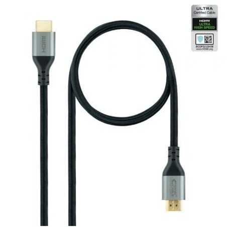 Cable HDMI 2.1 8K Nanocable 10.15.8103- HDMI Macho - HDMI Macho- 3m- Certificado- Negro