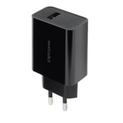 Cargador de Pared Nanocable 10.10.2004- 1xUSB- 2.1A- Negro