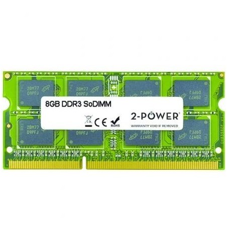 Memoria RAM 2-Power MultiSpeed 8GB- DDR3L- 1066- 1333- 1600MHz- 1.35V- CL7-9-11- SODIMM