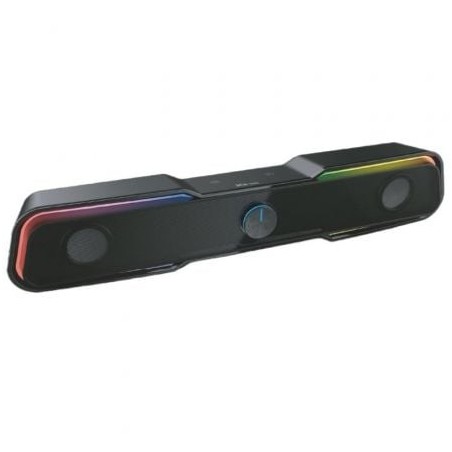 Barra de Sonido con Bluetooth Droxio Nessye RGB- 10W- 2.0- Negra