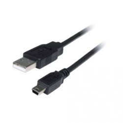 Cable USB 2.0 3GO C107- MiniUSB Macho - USB Macho- 1.5m- Negro