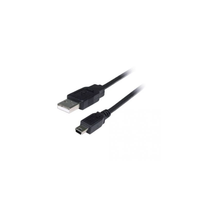Cable USB 2.0 3GO C107- MiniUSB Macho - USB Macho- 1.5m- Negro